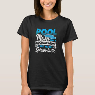 Damenpoolmann für einen Pooljungen T-Shirt