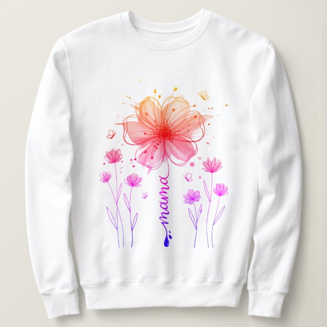 Damenpullover Sweatshirt (Design vorne)