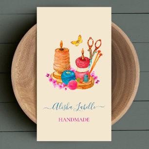 Damenschneiderin Handmade Näherin Näh Nadeln Visitenkarte