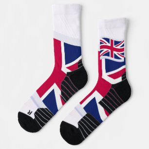 Damensocken mit Union Jack Socken