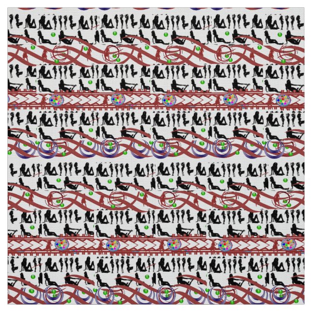 Damentanzgewebe Stoff (Muster)