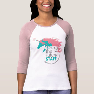 Damenunicorn-Personal-Baseball-T-Shirt T-Shirt