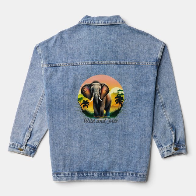 Damenvorsteher Denim Jacket Jeansjacke (Rückseite)