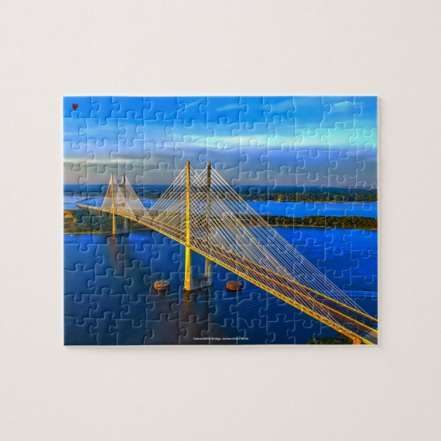 Dames Point Bridge Jacksonville Florida. Puzzle (Horizontal)