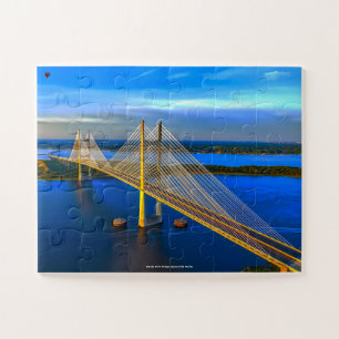 Dames Point Bridge Jacksonville Florida. Puzzle