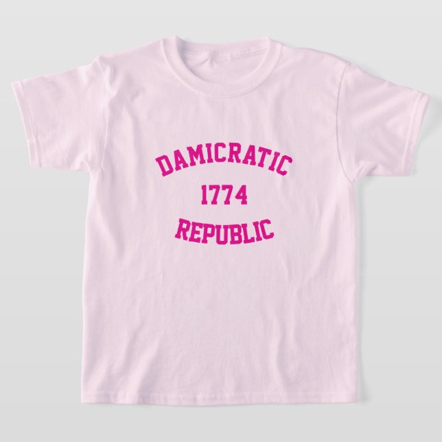 Damicratic Kindert-Shirt T-Shirt (Ablage )