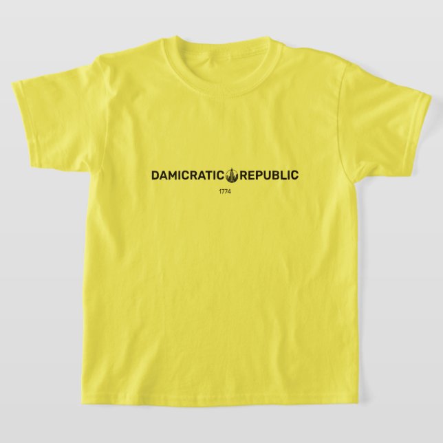 Damicratischer T - Shirt (Ablage )