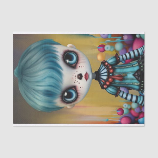 Damien, Creepy Doll, Bruder von Agatha Seidenpapier (Vorderseite)