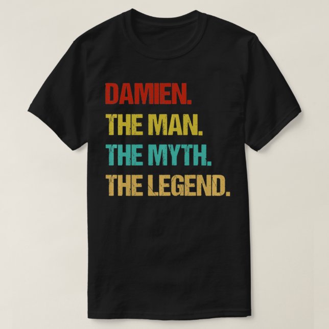 Damien der Mann, der Mythos, der legendäre Pullove T-Shirt (Design vorne)