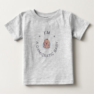 damikratisch baby t-shirt