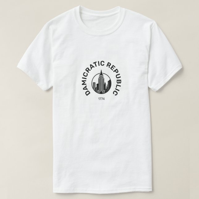 Damikratischer T - Shirt (Design vorne)