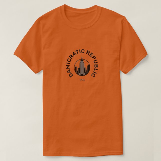 Damikratischer T - Shirt (Design vorne)