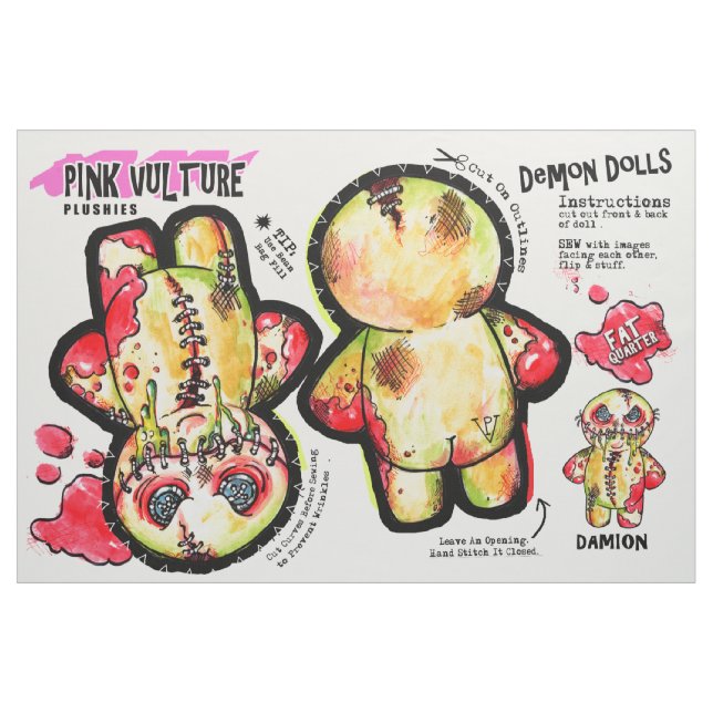 Damion Stoff (Fat Quarter (45,7 x 55,9 cm))