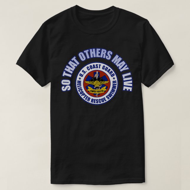 Damit andere Rettungsschwimmer leben können T-Shirt (Design vorne)