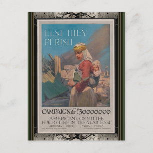 Damit sie nicht umkommen Poster Postkarte