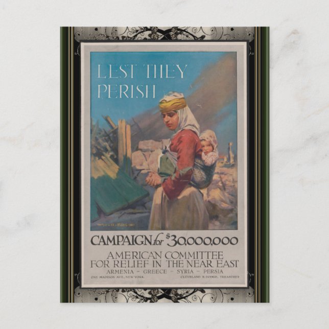 Damit sie Poster nicht sterben Postkarte (Vorderseite)