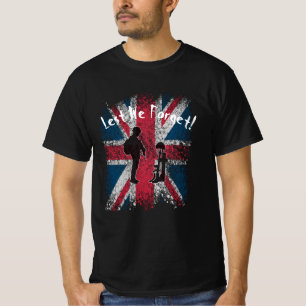 Damit wir nicht vergessen, Gedenktag Union Jack T-Shirt