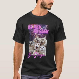 Dämliche Katzen-Crew metzelt Y2K Space Galaxy Lust T-Shirt