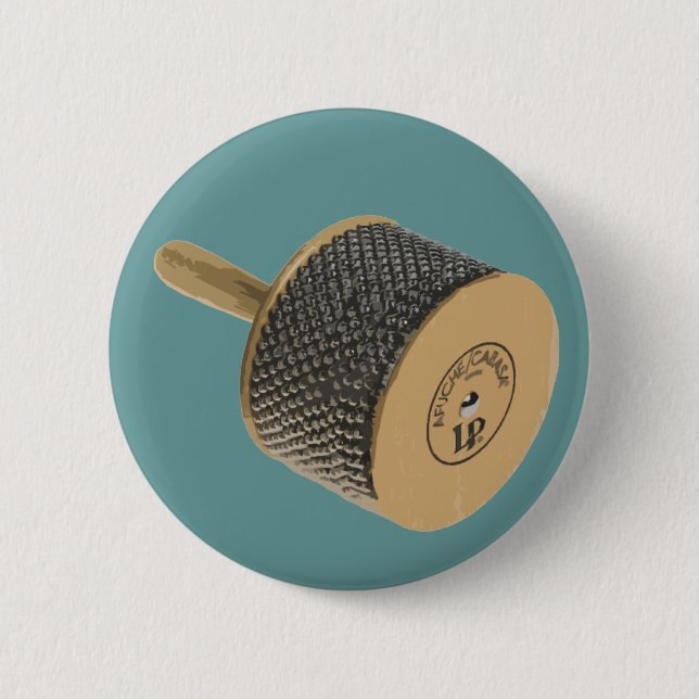 Damm gerade, spiele ich das Cabasa! Button (Vorderseite)