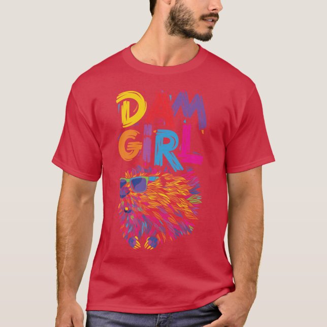Damm Mädchen Junge T-Shirt (Vorderseite)