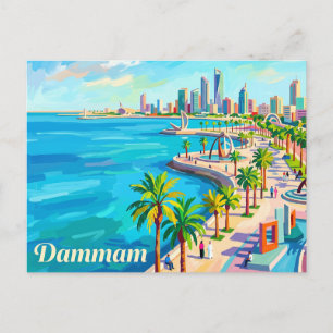 Dammam, Provinz asch-Scharqiyya, Saudi-Arabien Postkarte
