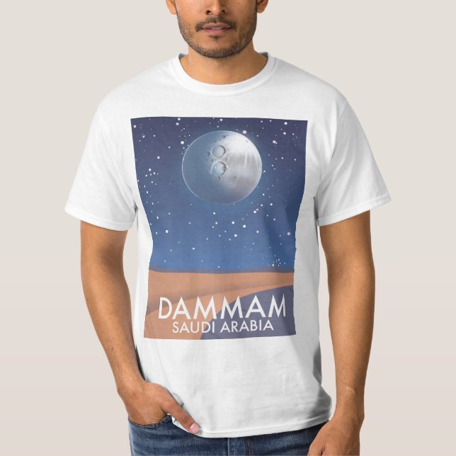 Dammam Saudi Arabien Reiseplakat T-Shirt (Vorderseite)