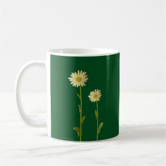 Dämme Blume auf grünem Hintergrund - Sommer Tasse