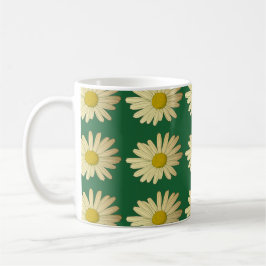 Dämme Blume auf grünem Rasen Tasse