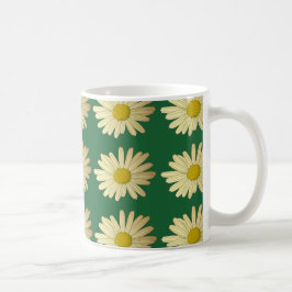 Dämme Blume auf grünem Rasen Tasse