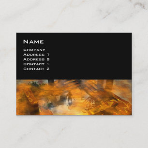 DÄMMERNDE DUNKLE ALIEN-WELTScience Fiction Visitenkarte