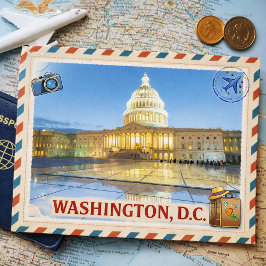 Dämmerung am Kapitol – Washington, D.C. Postkarte