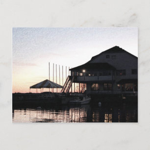 Dämmerung am Seeufer, Kingston, Ontario Postkarte