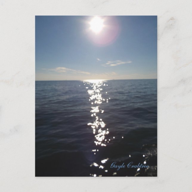 Dämmerung auf beweglicher Bucht, Alabama-Postkarte Postkarte (Vorderseite)