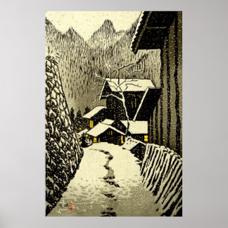 Dämmerung bei Minakami Kasamatsu Shiro 1958 Poster