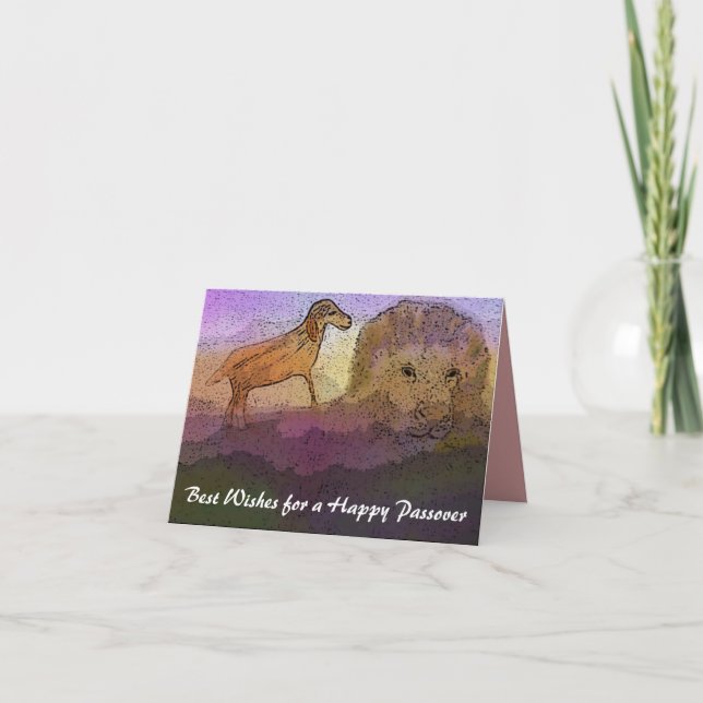 Dämmerung der Abzahlungs-Passahfest-Karten Karte (Vorderseite)