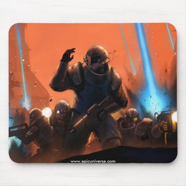 "Dämmerung des Schicksals" Mousepad (Vorne)