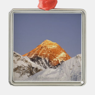 Dämmerung im Mount Everest, Nepal Ornament Aus Metall