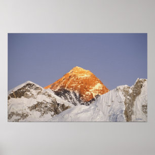 Dämmerung im Mount Everest, Nepal Poster