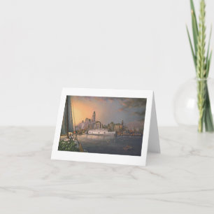 Dämmerung Pauls McGehee "altes Baltimore an" Karte