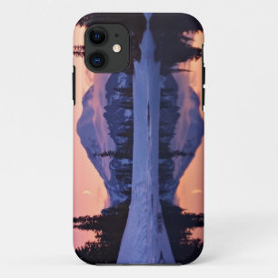 Dämmerung, Tarn und sichelförmiger Mond Case-Mate iPhone Hülle