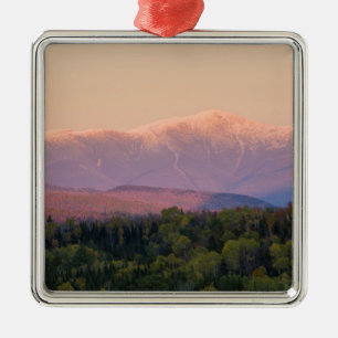 Dämmerung und Mount Washington in New Hampshires Ornament Aus Metall