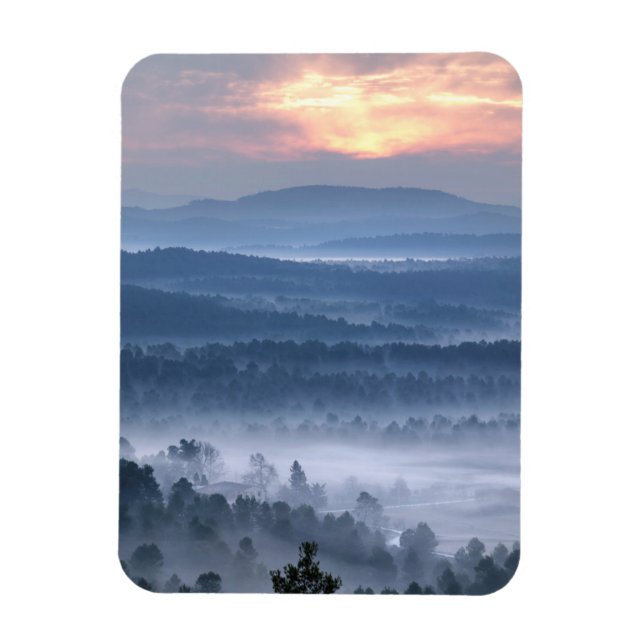 Dämmerung zwischen den Tälern Magnet (Vertikal)