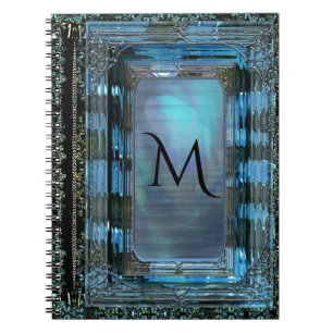 Dämmerungs-elegantes Monogramm Notizblock