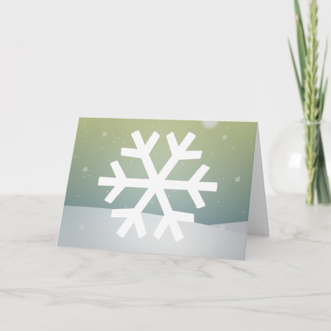 Dämmerungs-Karte Feiertagskarte (Vorderseite)