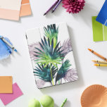 Dämmerungs-Palmen-Palmwedel iPad Pro Cover<br><div class="desc">" Dämmerungs-Palmen III" durch Anmut Popp. Kennzeichnet tropisches Grün in einer Aquarellart.</div>