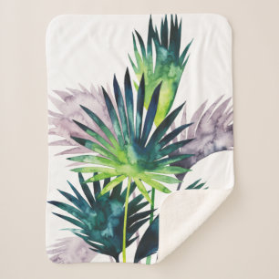 Dämmerungs-Palmen-Palmwedel Sherpadecke
