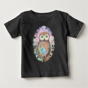 Dämmerungsbegleiter Eule und Feen-Onesie Baby T-shirt