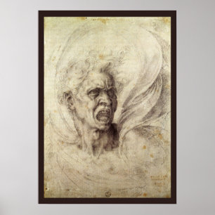 Damned Soul von Michelangelo Poster