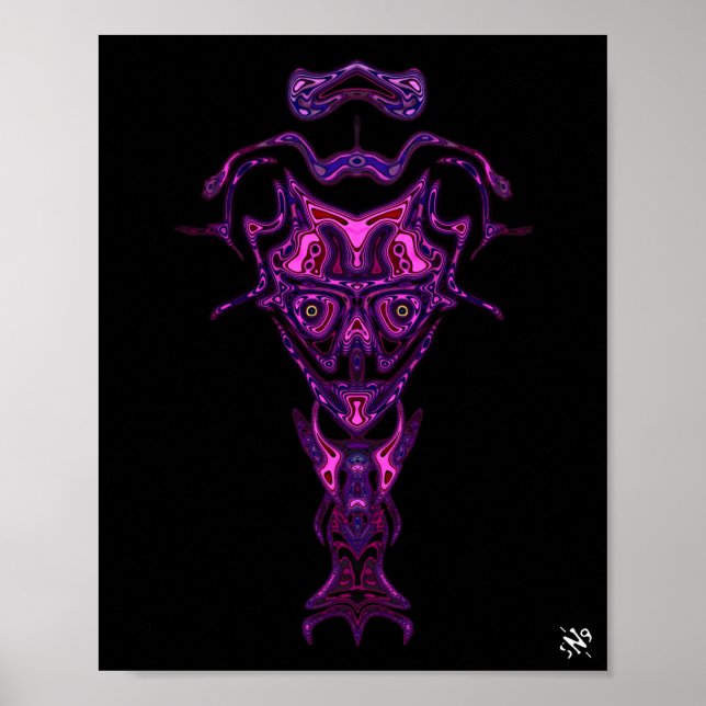 Dämon aus der Büste der Unterwelt v1.2 Poster (Vorne)