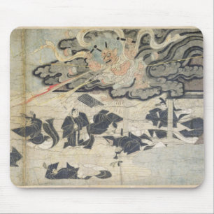 Dämon-Donner, Tenjin Schrein, Kamakura-Zeitraum Mousepad